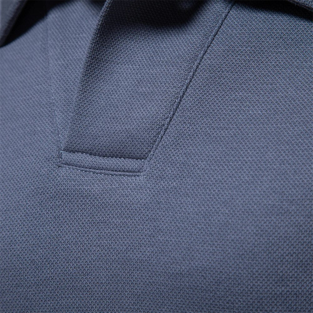 Milo | Klassisches Langarm-Poloshirt