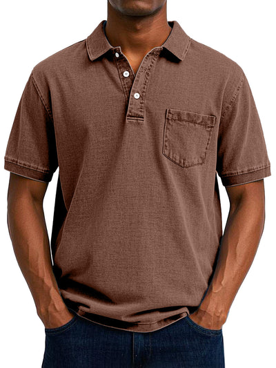 Maxime | Vintage Casual Poloshirt für Herren