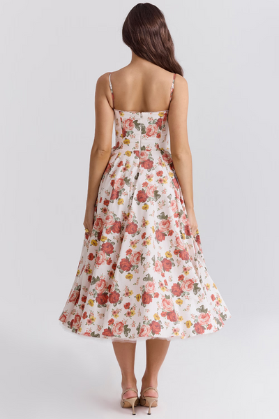 Lena | Elegantes Midikleid mit Bügel-Cups