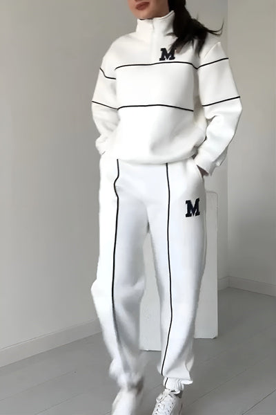 Mara | Zweiteiliges Casual Set mit sportlichem College-Look