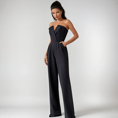 Alessandra | Eleganter Bandeau-Jumpsuit