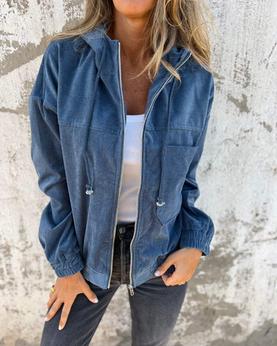 Ella | Corduroy Kapuzenjacke