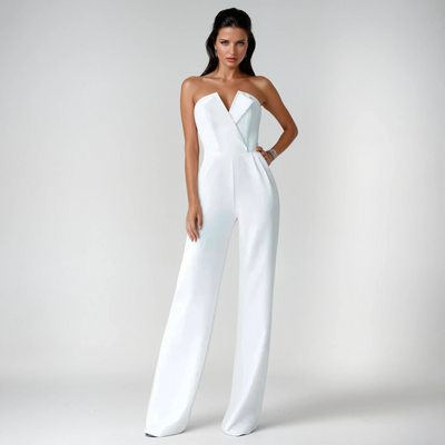 Alessandra | Eleganter Bandeau-Jumpsuit