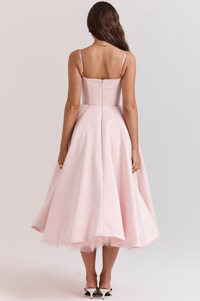 Lena | Elegantes Midikleid mit Bügel-Cups