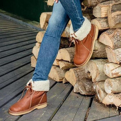 Lara | Hochwertige Lederstiefel mit Wollfutter