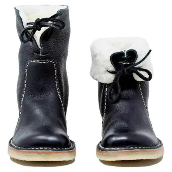 Lara | Hochwertige Lederstiefel mit Wollfutter