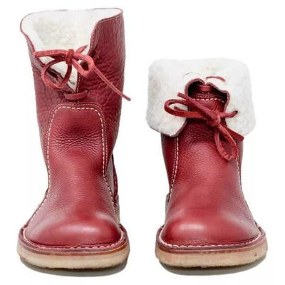 Lara | Hochwertige Lederstiefel mit Wollfutter