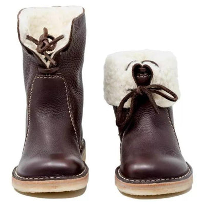 Lara | Hochwertige Lederstiefel mit Wollfutter