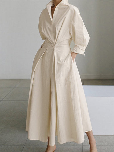 Clémence | Elegantes Hemdblusenkleid
