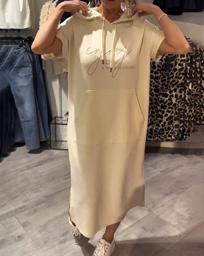 Saskia | Casual Hoodie Kleid