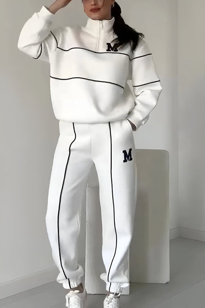 Mara | Zweiteiliges Casual Set mit sportlichem College-Look