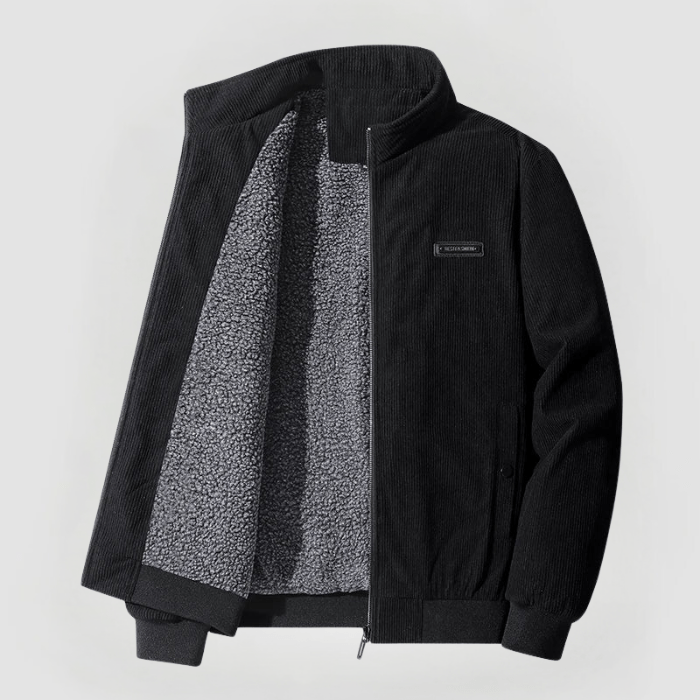 Udo | Warme Cordjacke mit Sherpa-Futter