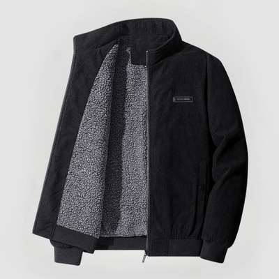 Udo | Warme Cordjacke mit Sherpa-Futter