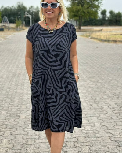 Nelia | Sommerkleid – Santorini Stil