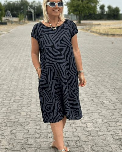 Nelia | Sommerkleid – Santorini Stil