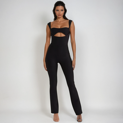 Francesca | Figurbetonter Cut-Out-Jumpsuit