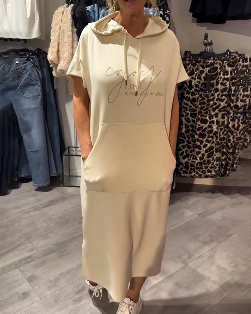 Saskia | Casual Hoodie Kleid