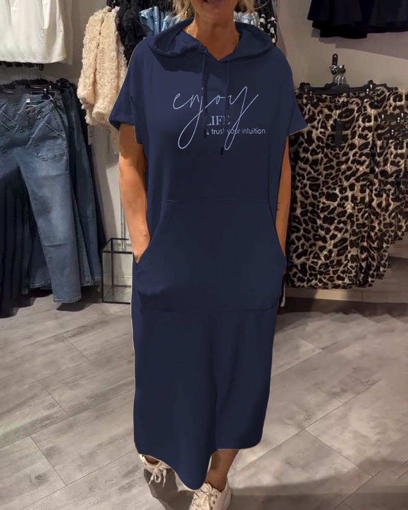 Saskia | Casual Hoodie Kleid