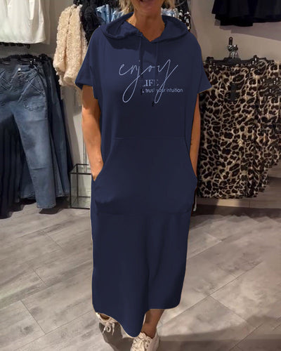 Saskia | Casual Hoodie Kleid
