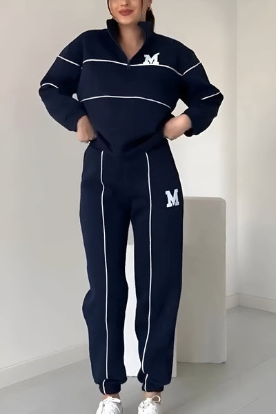Mara | Zweiteiliges Casual Set mit sportlichem College-Look