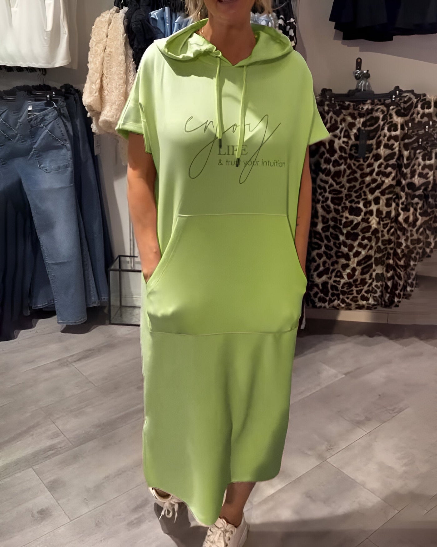 Saskia | Casual Hoodie Kleid