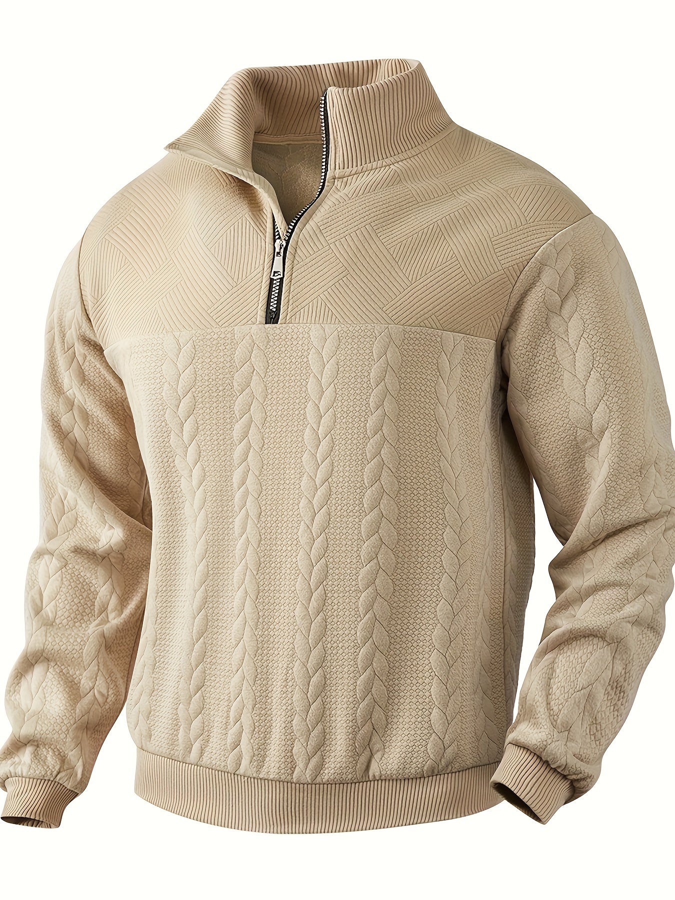 Fabio | Strickpullover mit Reißverschlusskragen