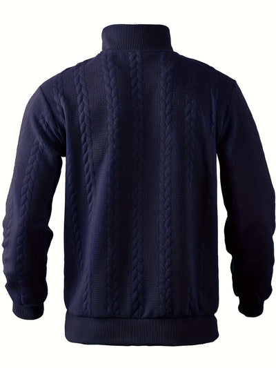 Fabio | Strickpullover mit Reißverschlusskragen