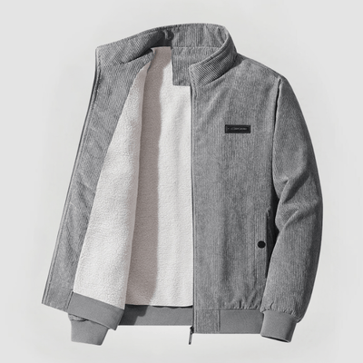 Udo | Warme Cordjacke mit Sherpa-Futter