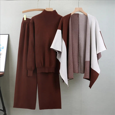Amelia | Elegantes Strick-Dreiteiler-Set