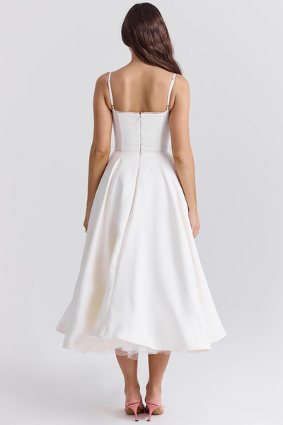 Lena | Elegantes Midikleid mit Bügel-Cups