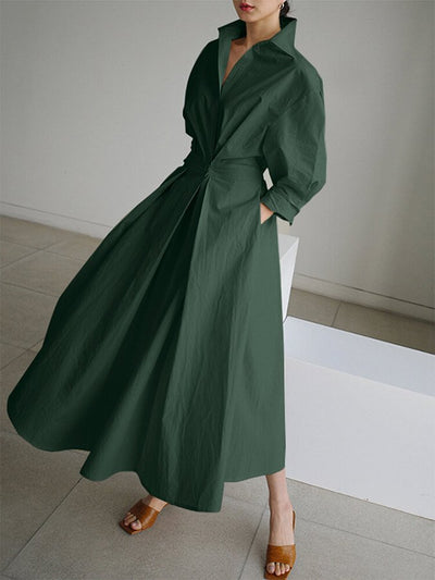 Clémence | Elegantes Hemdblusenkleid