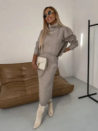 Solange | Elegantes 2-in-1 Strick-Set für zeitlose Eleganz
