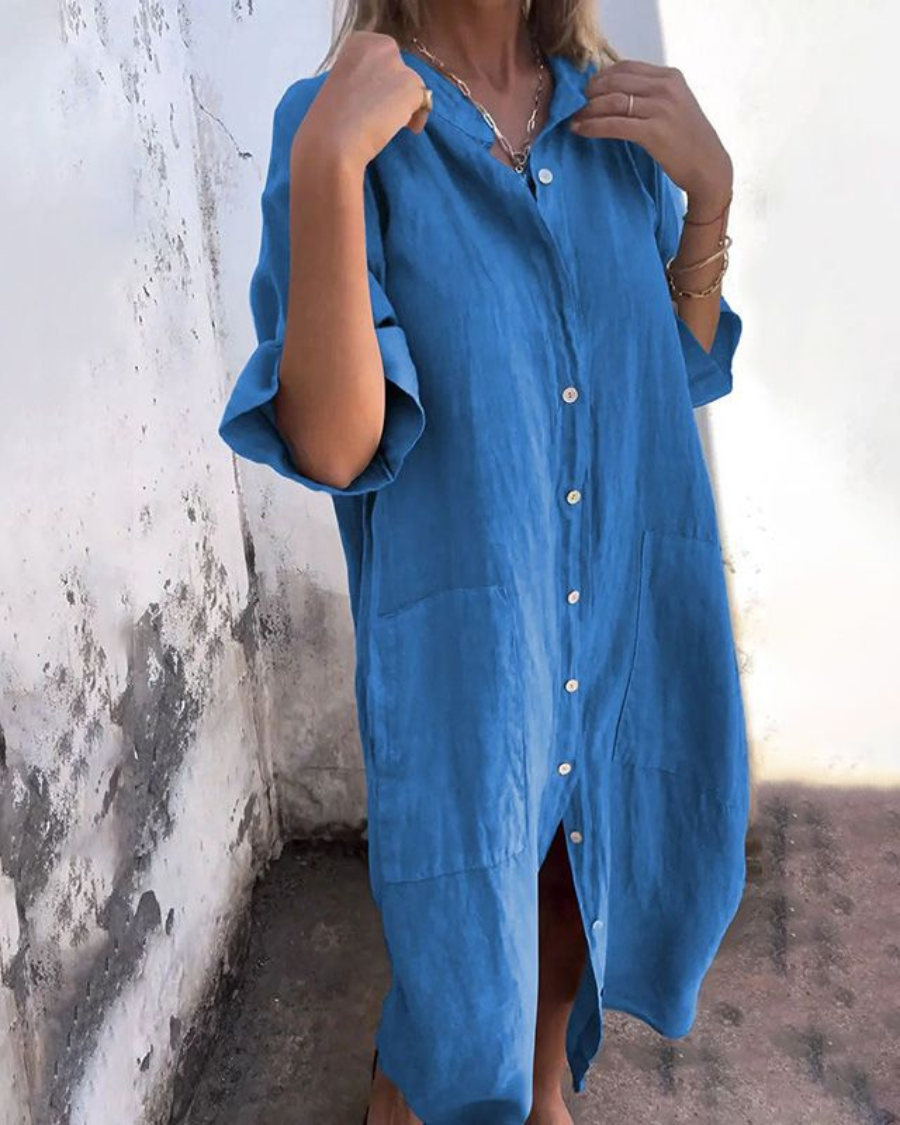 Melany | Sommerhemdkleid – Ibiza Stil