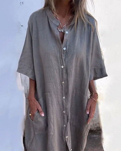 Melany | Sommerhemdkleid – Ibiza Stil