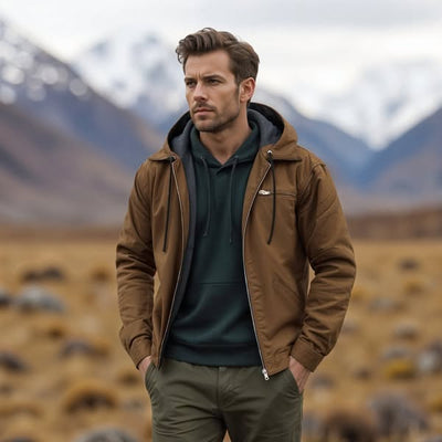 Martin | Warme Jacke mit Kapuze
