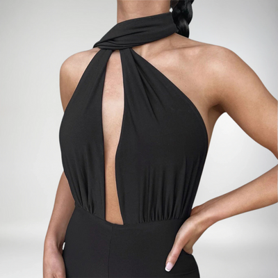 Lorena | Eleganter Halterneck-Jumpsuit