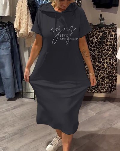 Saskia | Casual Hoodie Kleid