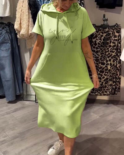 Saskia | Casual Hoodie Kleid