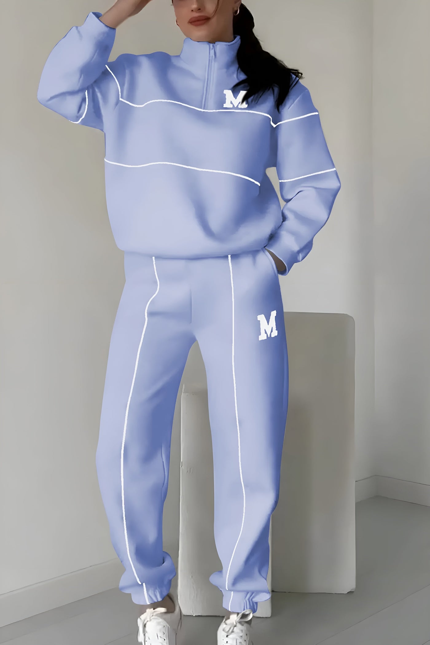Mara | Zweiteiliges Casual Set mit sportlichem College-Look