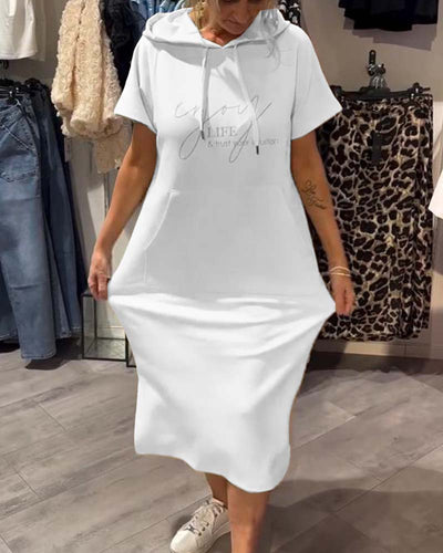 Saskia | Casual Hoodie Kleid