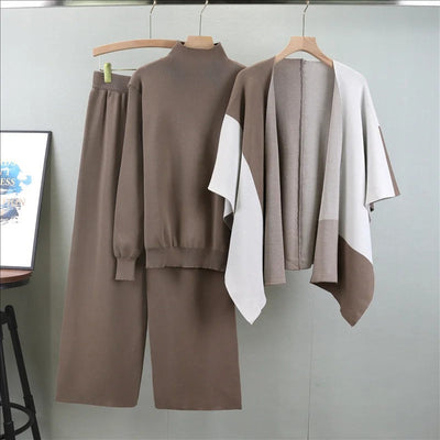 Amelia | Elegantes Strick-Dreiteiler-Set