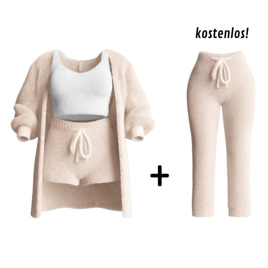 Cloudy Luxe | Loungewear Set mit einer kostenlosen Hose