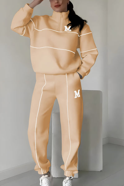 Mara | Zweiteiliges Casual Set mit sportlichem College-Look