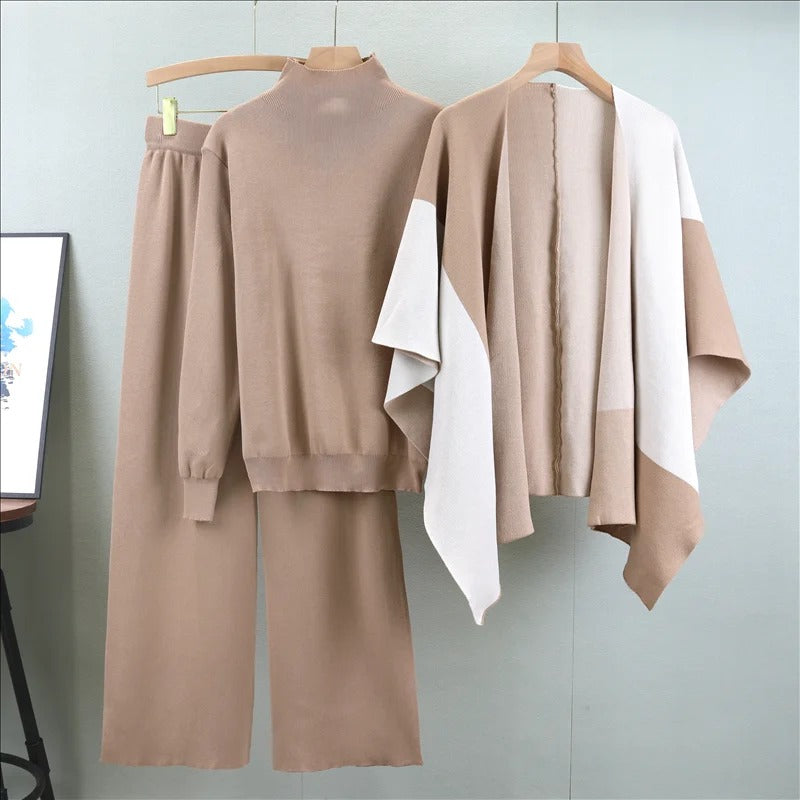 Amelia | Elegantes Strick-Dreiteiler-Set