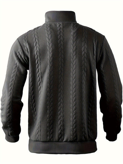 Fabio | Strickpullover mit Reißverschlusskragen