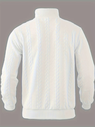 Fabio | Strickpullover mit Reißverschlusskragen