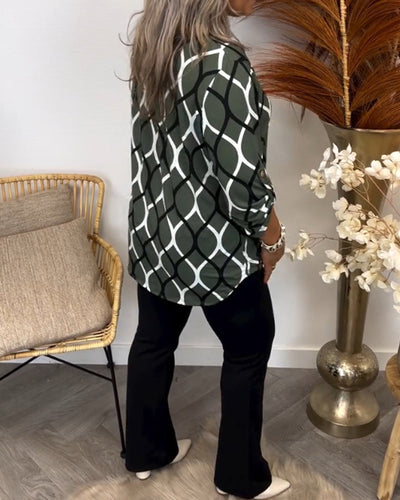 Janny | Lässige Bluse mit langen Ärmeln
