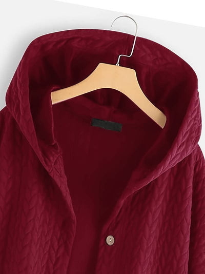 Lina | Steppjacke mit Kapuze & Knopfdetails