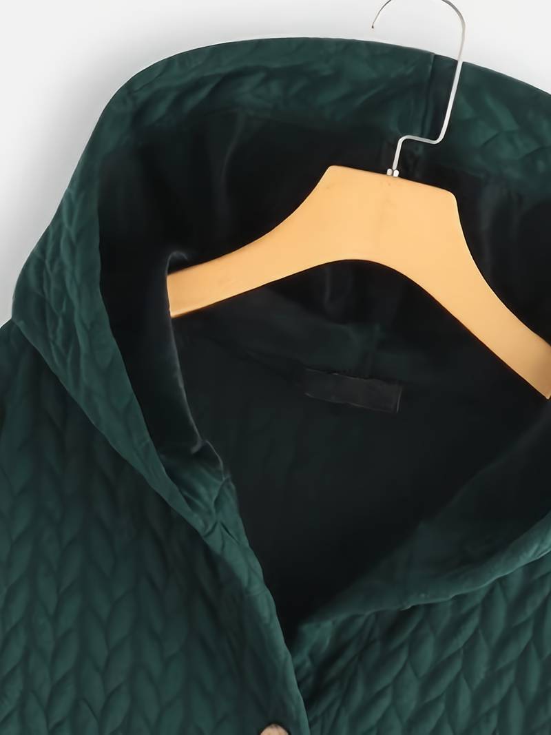 Lina | Steppjacke mit Kapuze & Knopfdetails