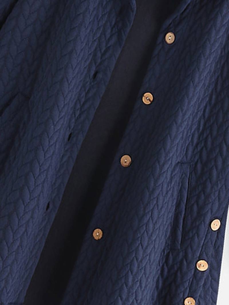 Lina | Steppjacke mit Kapuze & Knopfdetails